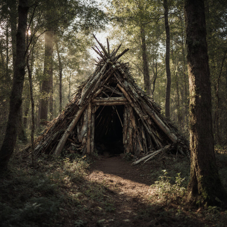 Emergency Shelter Guide: How to Build a Debris Hut