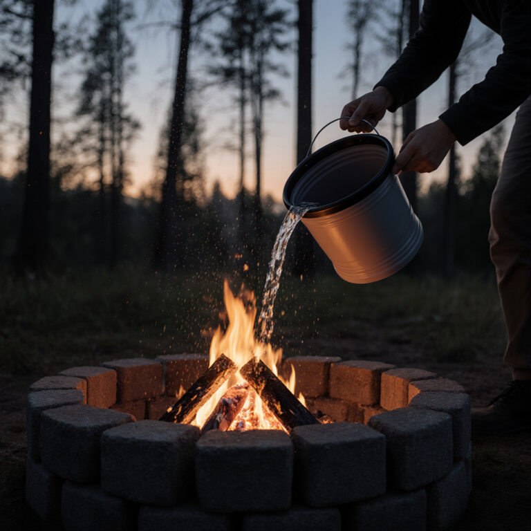 The Leave No Trace Principles for Campfire Safety